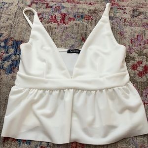 white tank top